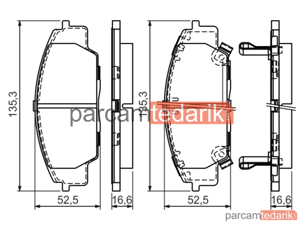 BOSCH 0986494311 | Fren Balatası (Ön) — Honda S2000
