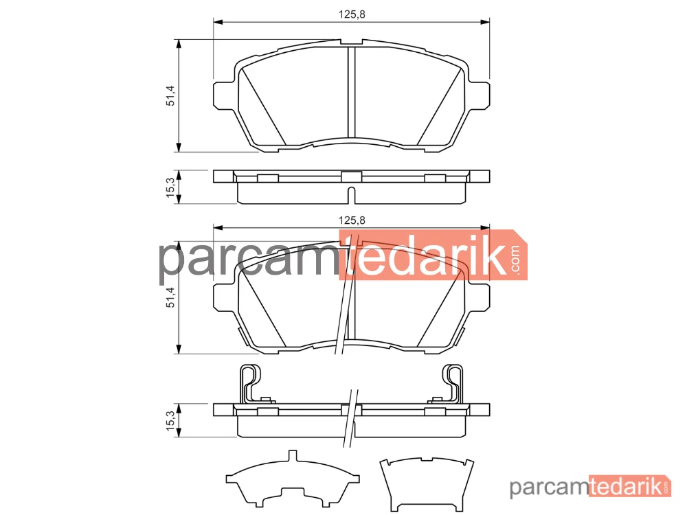0986494321 | Fren Balatası (Ön) — Suzuki Swift V, Suzuki Swift IV
