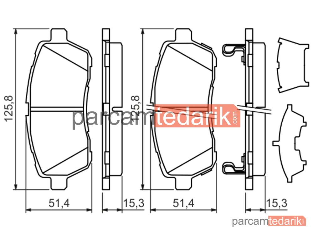 BOSCH 0986494321 | Fren Balatası (Ön) — Suzuki Swift V, Suzuki Swift IV