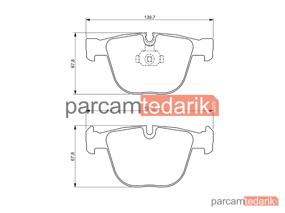 BOSCH 0986494325 | Fren Balatası (Arka) — BMW X5, BMW X6