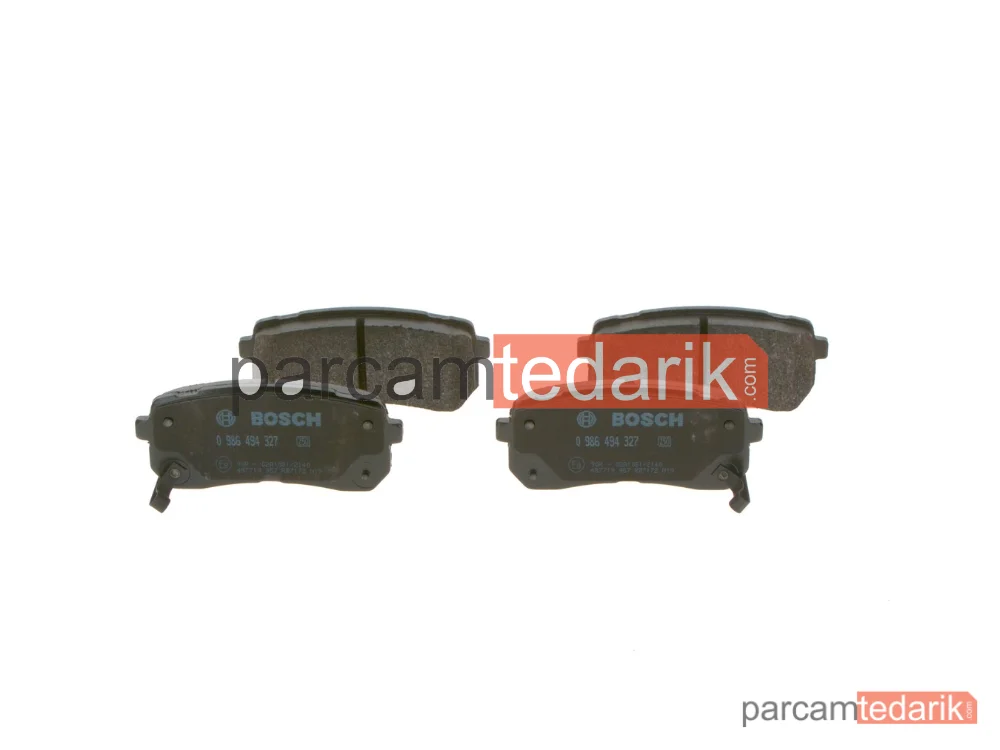BOSCH 0986494327 | Fren Balatası (Arka) — Kia Carnival / Grand Carnival III, Hyundai H-1 Travel, Hyundai H-1 Cargo