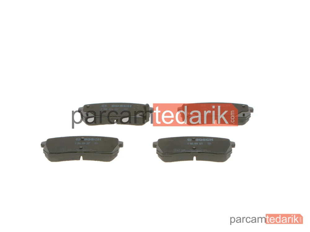BOSCH 0986494327 | Fren Balatası (Arka) — Kia Carnival / Grand Carnival III, Hyundai H-1 Travel, Hyundai H-1 Cargo