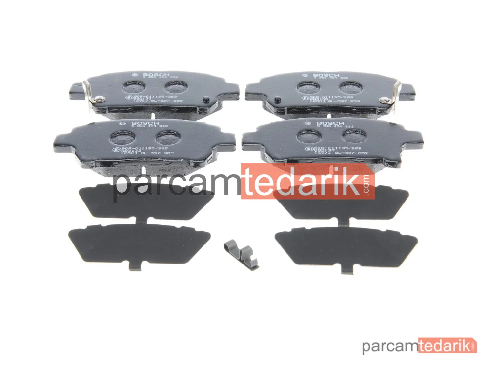 BOSCH 0986494333 | Fren Balatası (Ön) — Toyota IQ