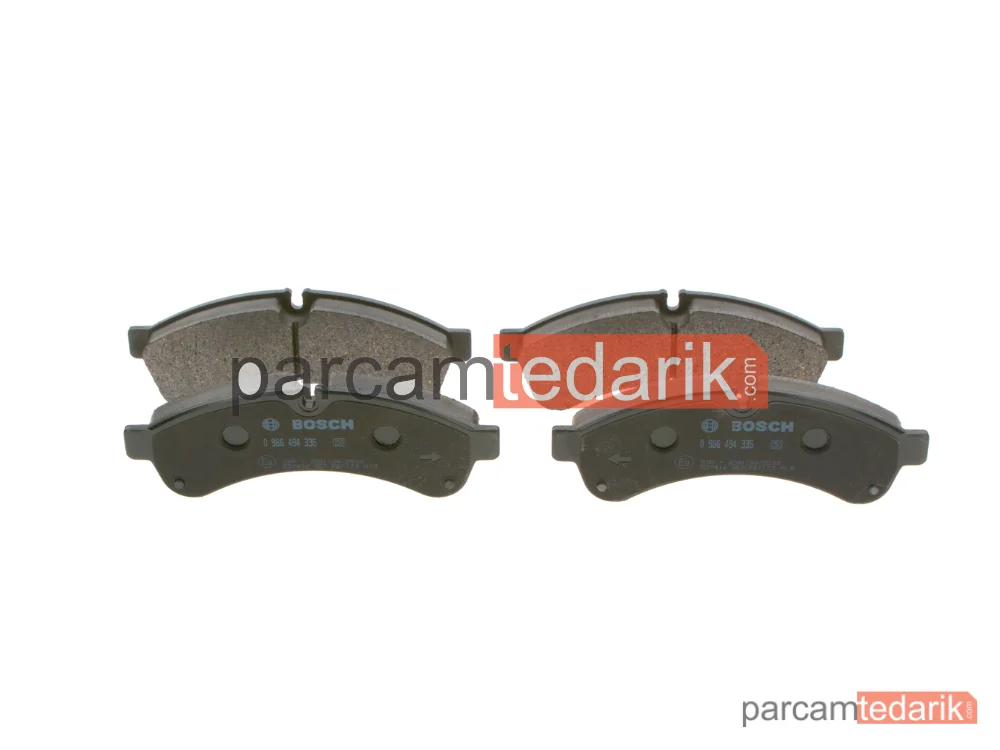 BOSCH 0986494335 | Fren Balatası (Arka) — Iveco Daily IV
