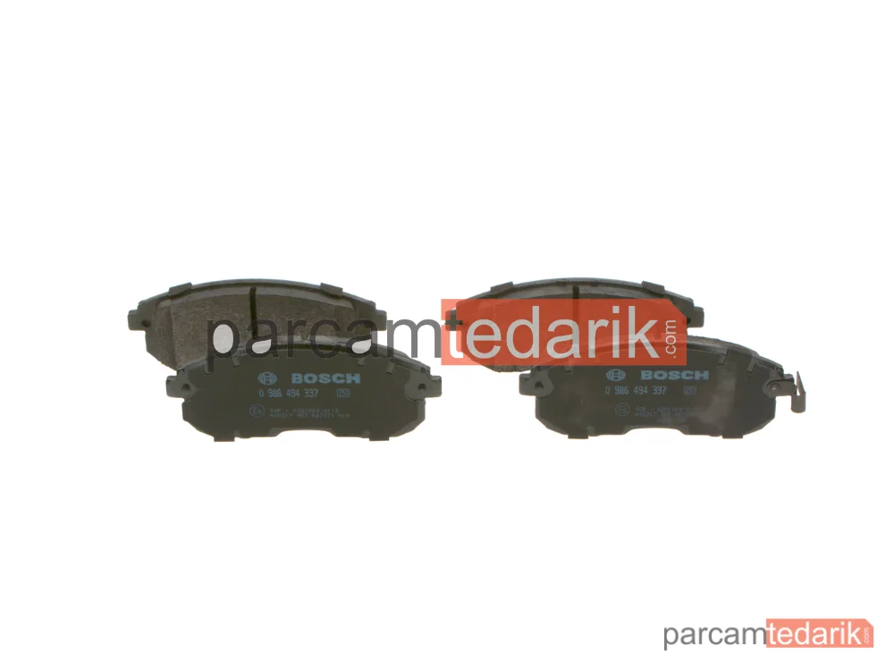 BOSCH 0986494337 | Fren Balatası (Ön) — Nissan Juke, Suzuki SX4, Nissan Tiida