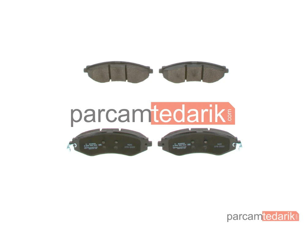 0986494343 | Fren Balatası (Ön) — Daewoo Rezzo, Chevrolet Aveo / Kalos, Chevrolet Lacetti