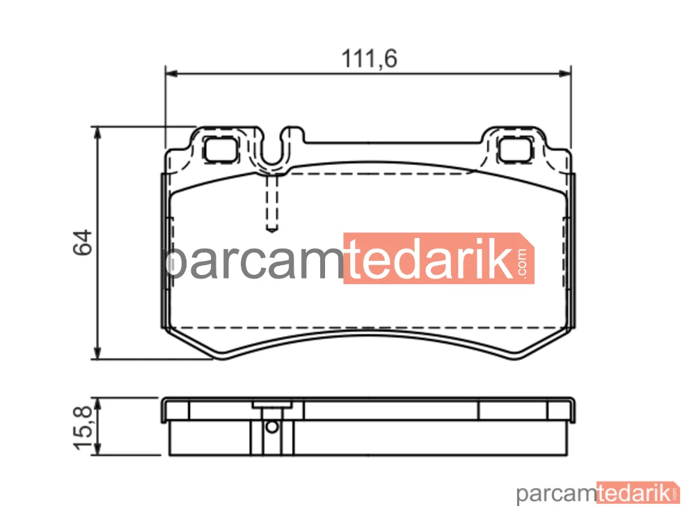BOSCH 0986494356 | Fren Balatası (Arka) — Mercedes-Benz S-Serisi Coupe, Mercedes-Benz SL