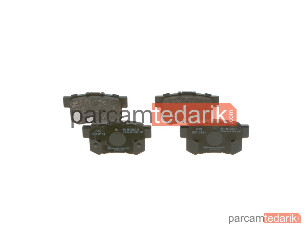 0986494358 | Fren Balatası (Arka) — Honda Accord V, Rover 600 I, Honda Civic VI Fastback