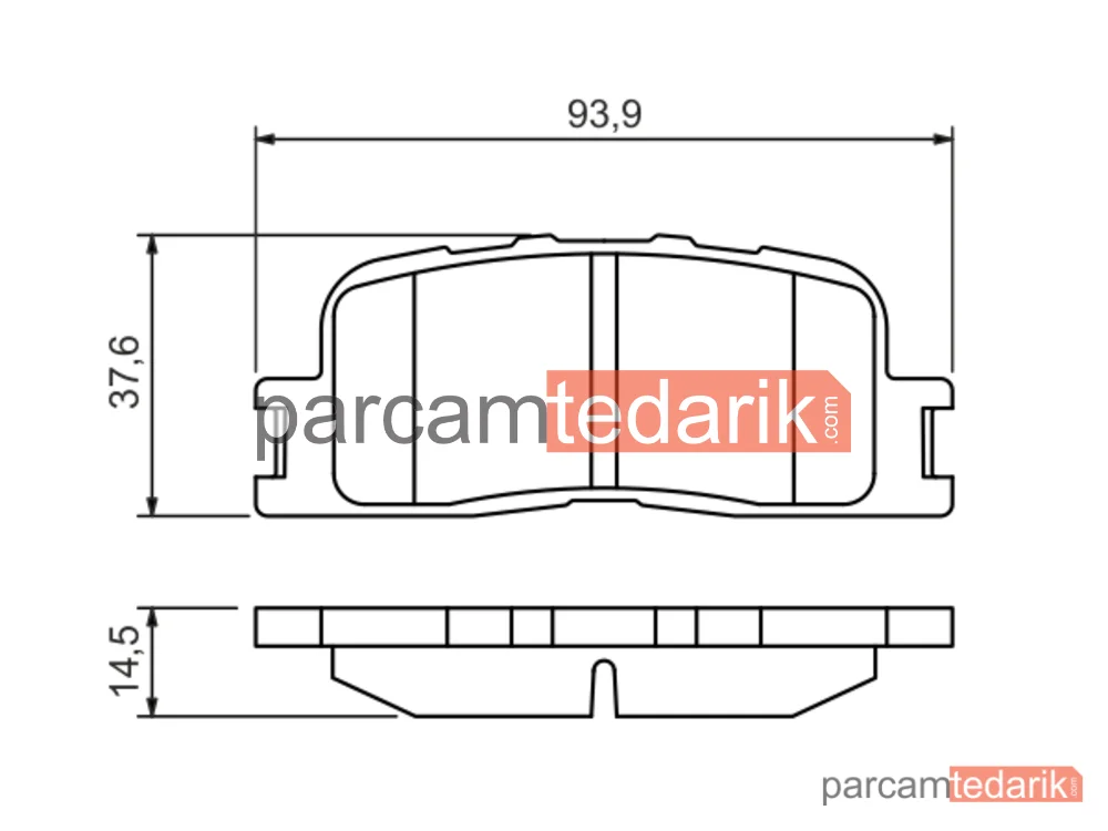 BOSCH 0986494359 | Fren Balatası (Arka) — Chery A5, Toyota Camry
