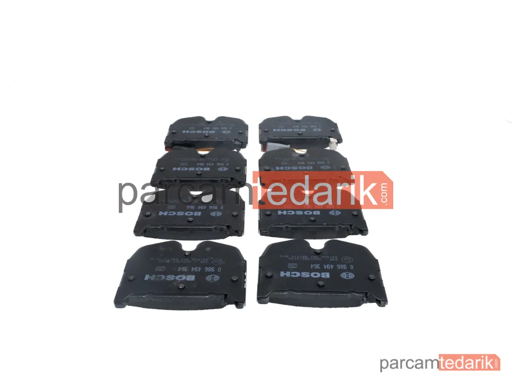 BOSCH 0986494364 | Fren Balatası (Ön) — Mercedes-Benz S-Serisi Coupe, Mercedes-Benz SL