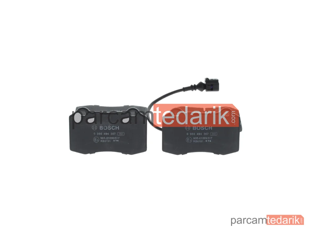 BOSCH 0986494367 | Fren Balatası (Ön) — Seat Leon, Seat Toledo II