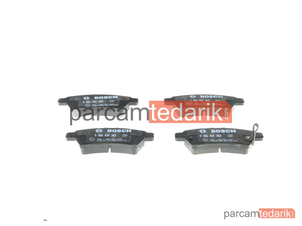 BOSCH 0986494369 | Fren Balatası (Arka) — Nissan Pathfinder III