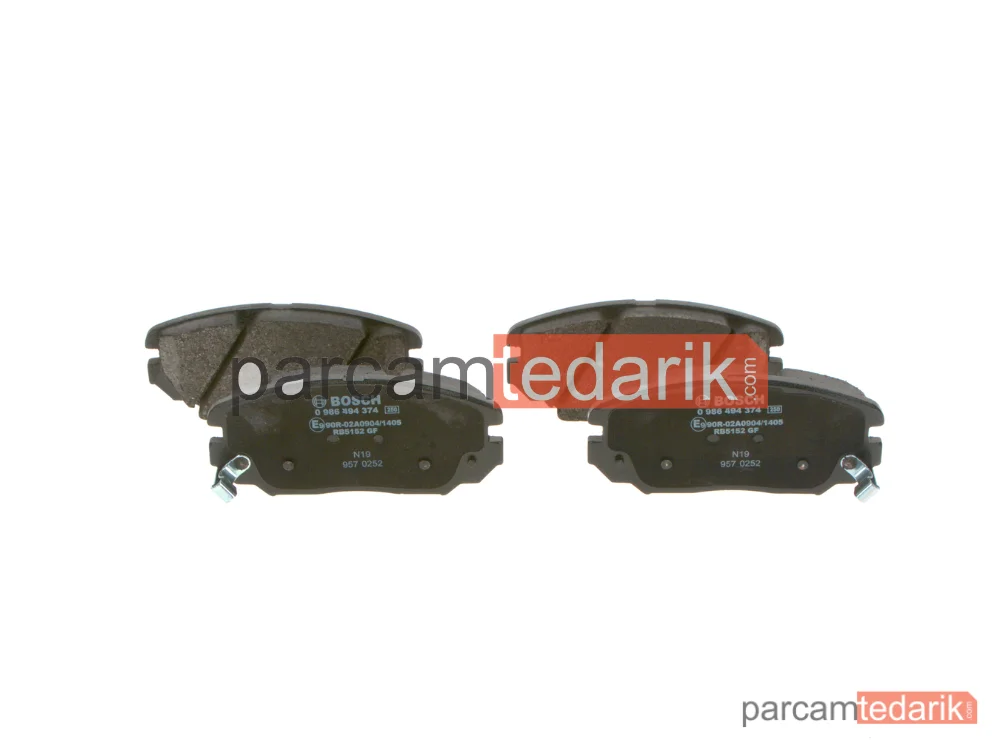 BOSCH 0986494374 | Fren Balatası (Ön) — Hyundai Sonata V, Kia Opirus