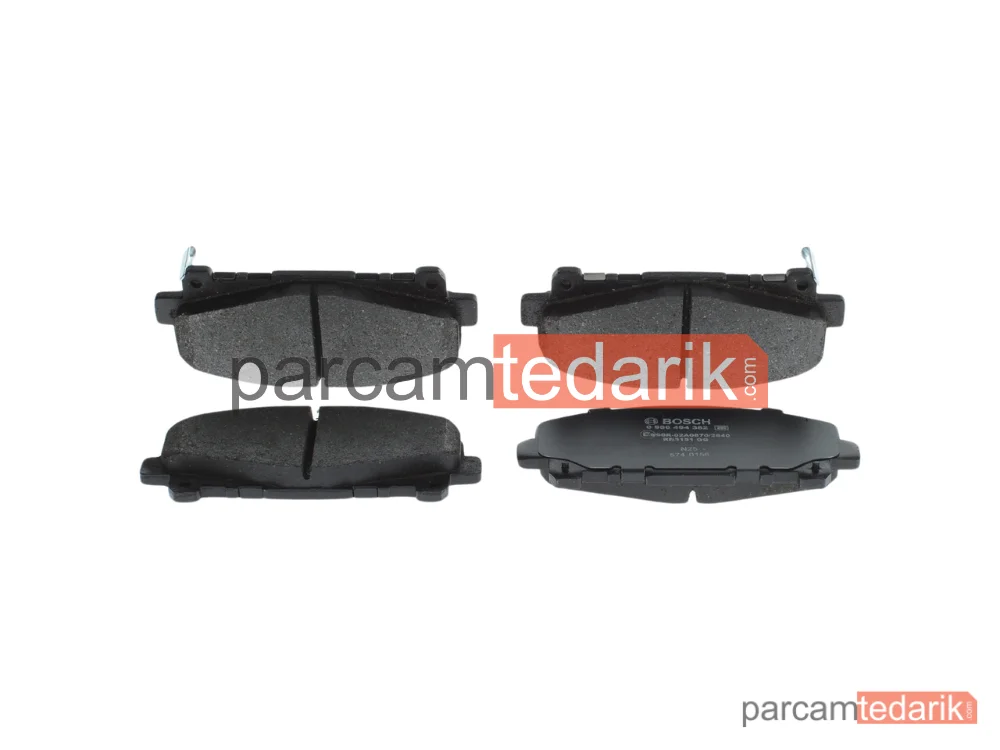 0986494382 | Fren Balatası (Ön) — Honda Accord VIII