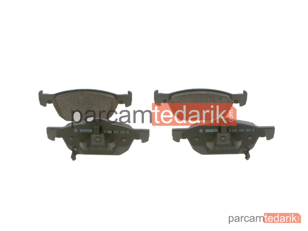 BOSCH 0986494383 | Fren Balatası (Ön) — Honda Accord VIII