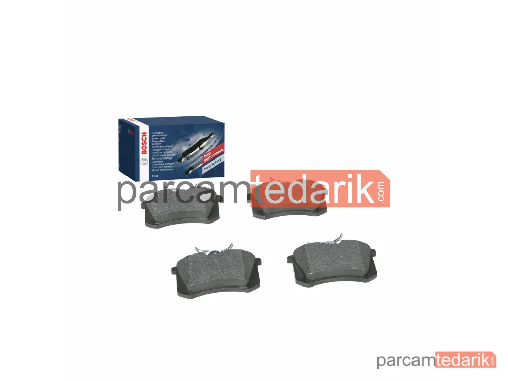 0986494387 | Fren Balatası (Arka) — Renault Megane III, Renault Megane IV, Renault Clio III