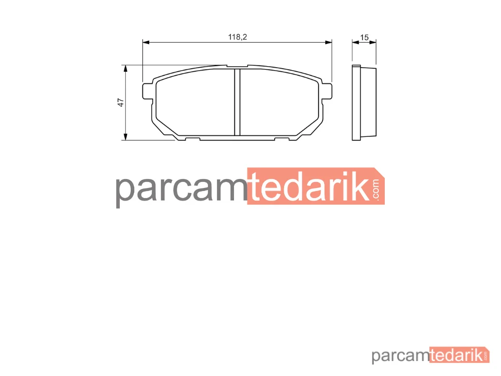 BOSCH 0986494388 | Fren Balatası (Arka) — Kia Sorento I