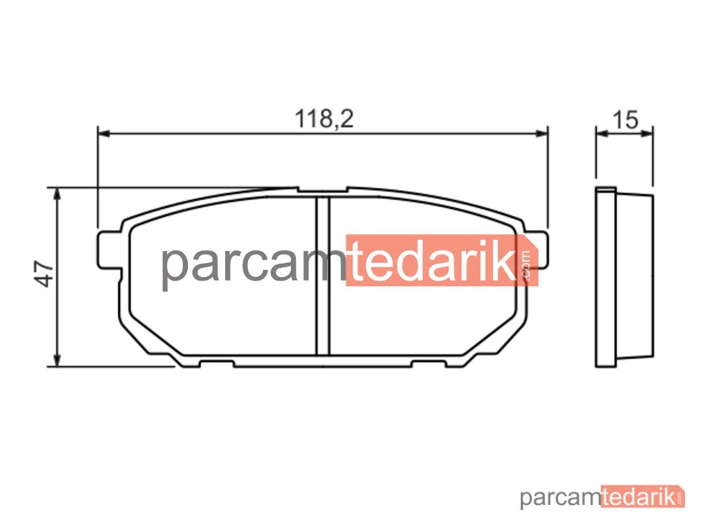 BOSCH 0986494388 | Fren Balatası (Arka) — Kia Sorento I