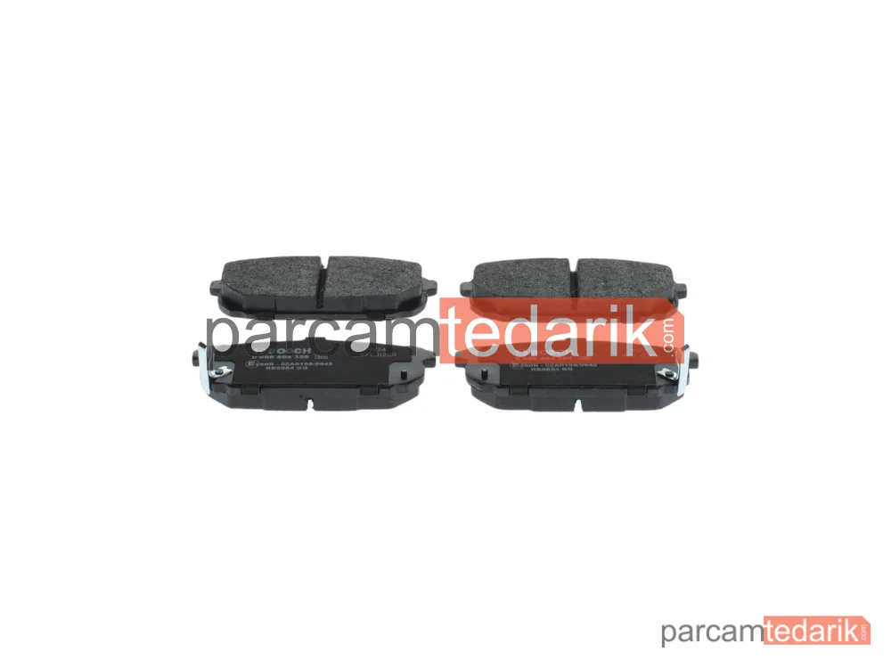 0986494388 | Fren Balatası (Arka) — Kia Sorento I