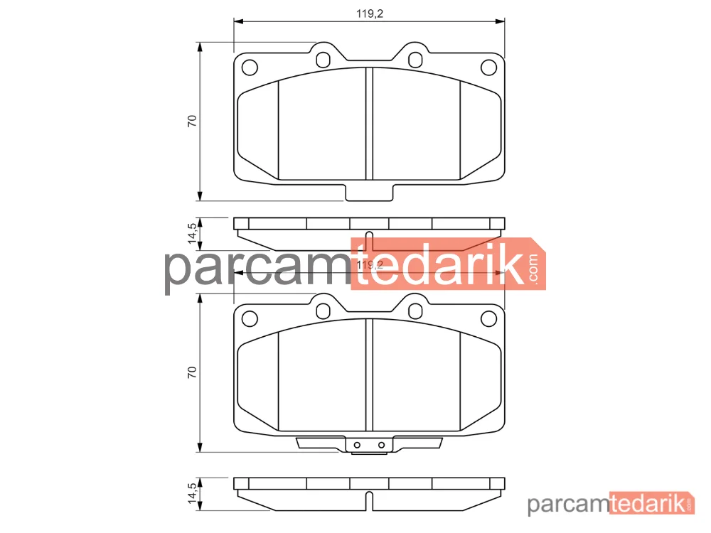 BOSCH 0986494398 | Fren Balatası (Ön) — Subaru Impreza