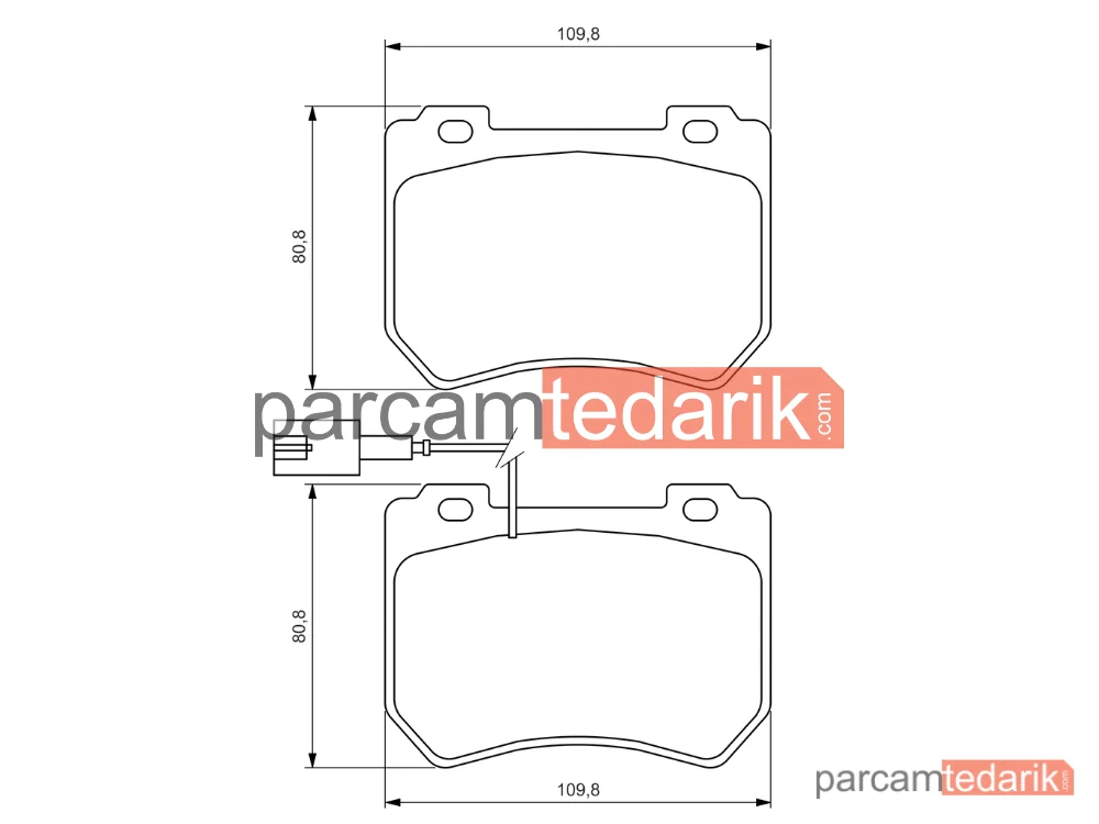 BOSCH 0986494402 | Fren Balatası (Ön) — Alfa Romeo Brera, Alfa Romeo Spider