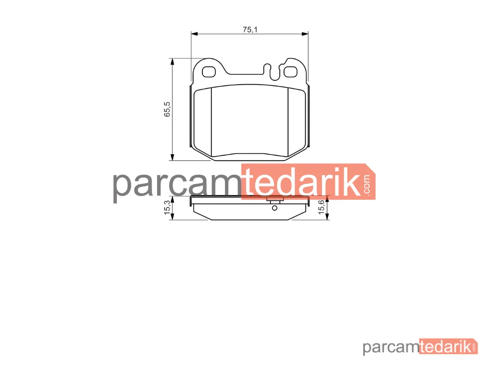 BOSCH 0986494410 | Fren Balatası (Arka) — Mercedes-Benz M-Serisi