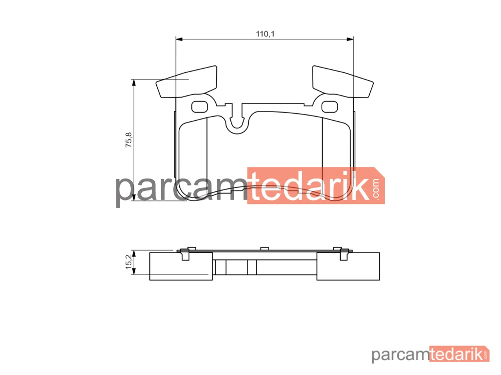 BOSCH 0986494411 | Fren Balatası (Arka) — Mercedes-Benz C-Serisi Coupe, Mercedes-Benz Cls, Mercedes-Benz SL