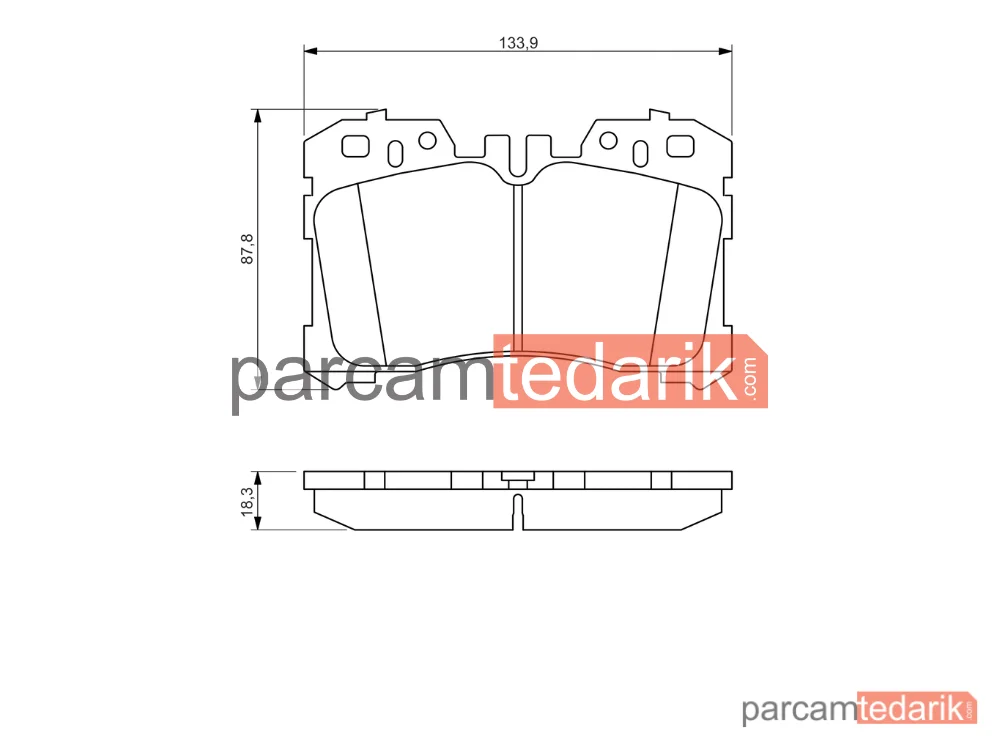 BOSCH 0986494423 | Fren Balatası (Ön) — Lexus LS