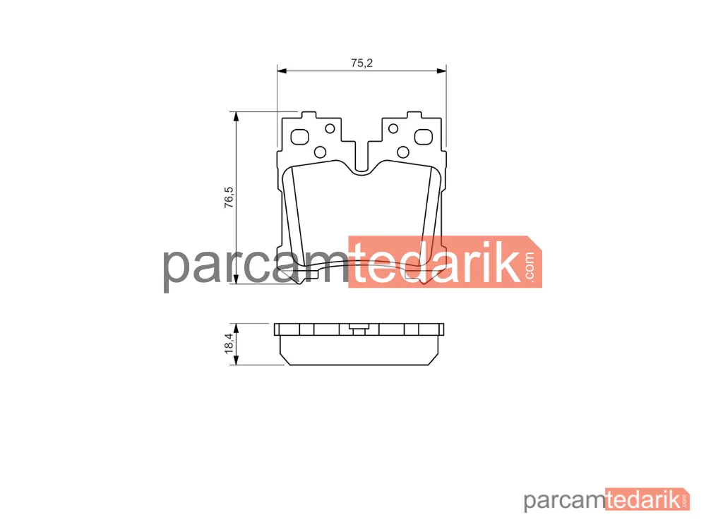 BOSCH 0986494424 | Fren Balatası (Arka) — Lexus LS