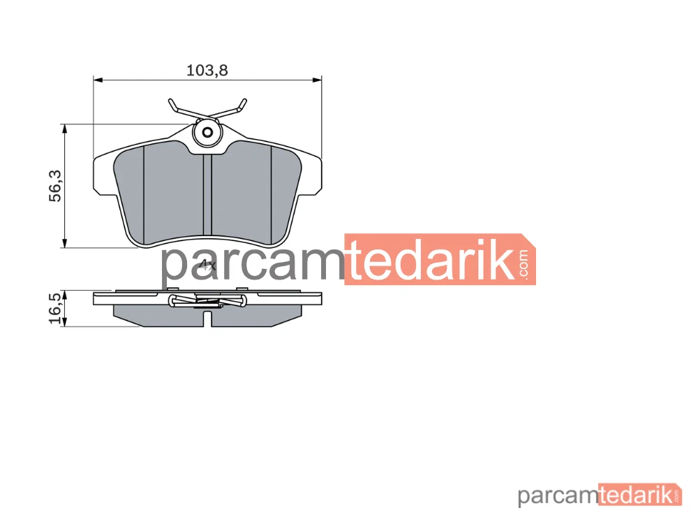 BOSCH 0986494437 | Fren Balatası (Arka) — Citroen C4 II, Citroen DS4, Citroen DS5
