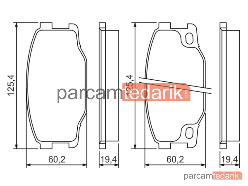 BOSCH 0986494442 | Fren Balatası (Ön)