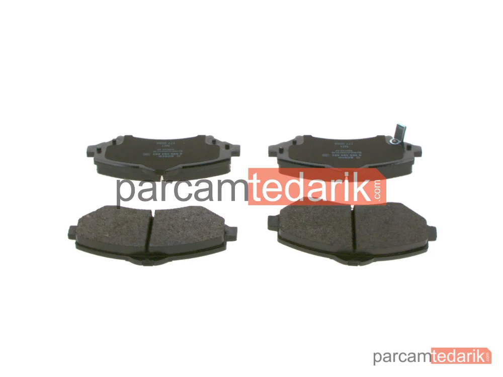 BOSCH 0986494493 | Fren Balatası (Ön) — Fiat Freemont, Jeep Wrangler III, Dodge Nitro