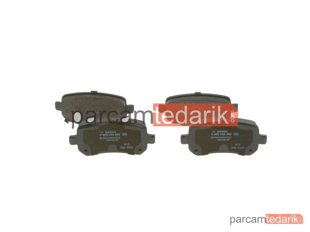 0986494496 | Fren Balatası (Arka) — Fiat Freemont, Chrysler Grand Voyager V, Dodge Journey