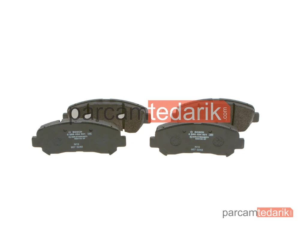 BOSCH 0986494501 | Fren Balatası — Nissan Qashqai I, Nissan X-Trail II, Nissan Juke