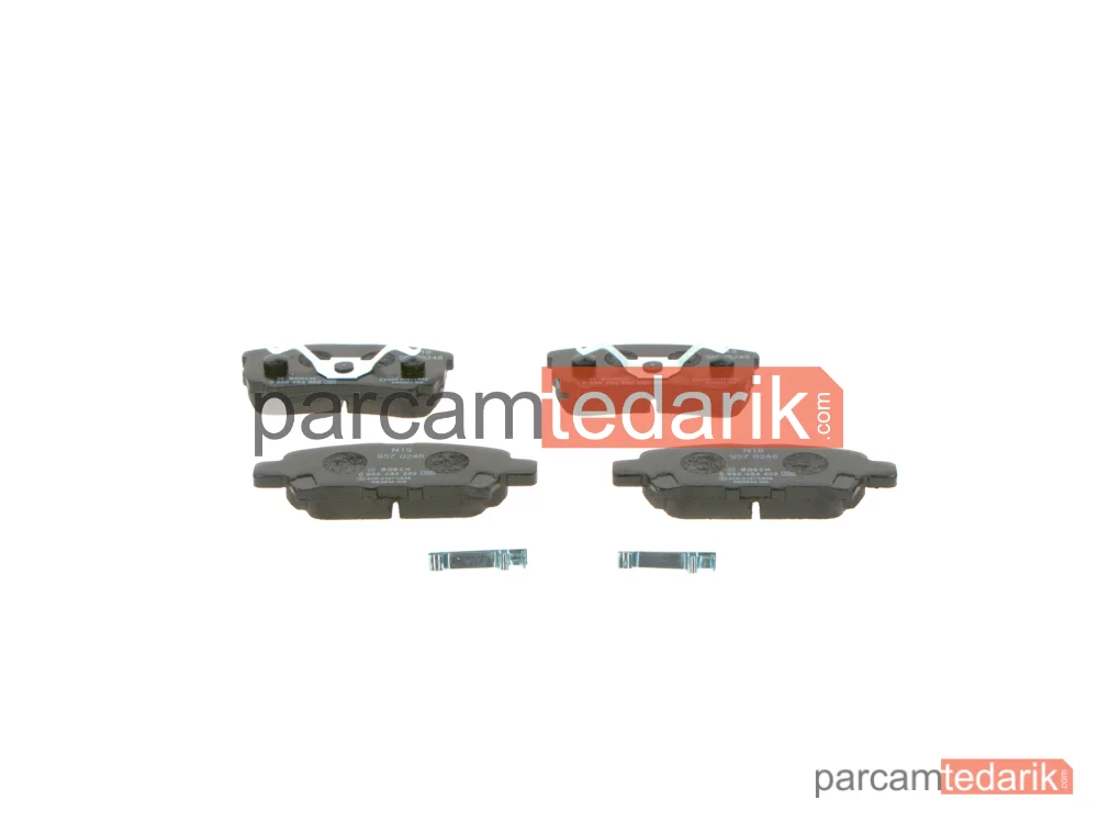 BOSCH 0986494502 | Fren Balatası (Arka) — Jeep Compass, Mitsubishi Lancer VIII, Dodge Caliber