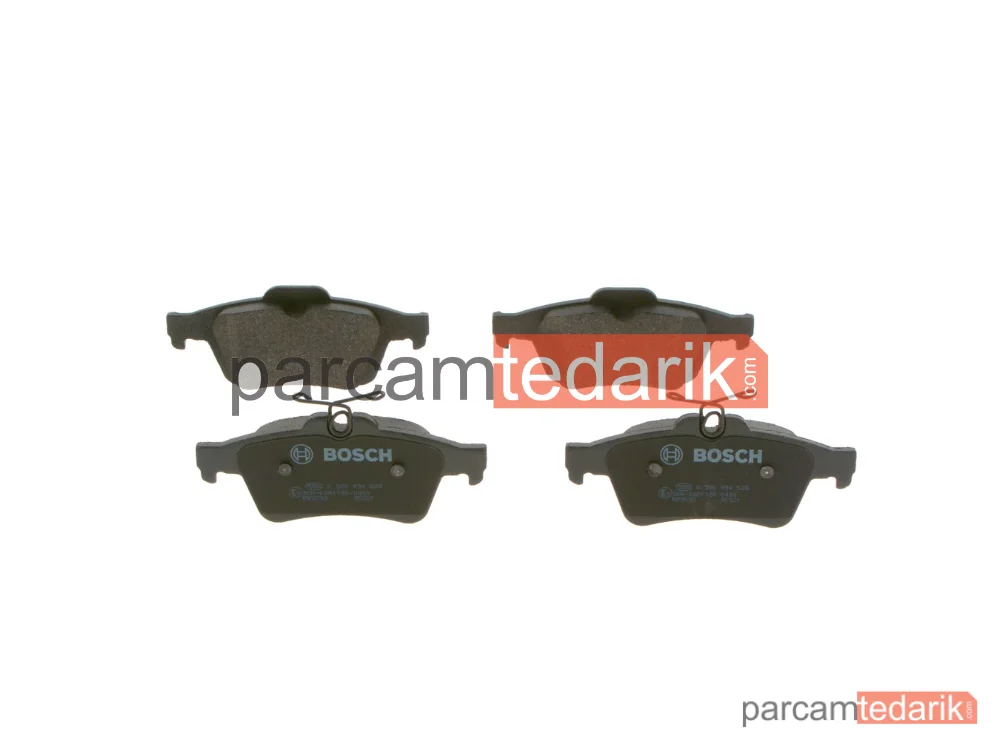BOSCH 0986494528 | Fren Balatası (Arka) — Ford Focus III, Ford C-Max II, Volvo V50
