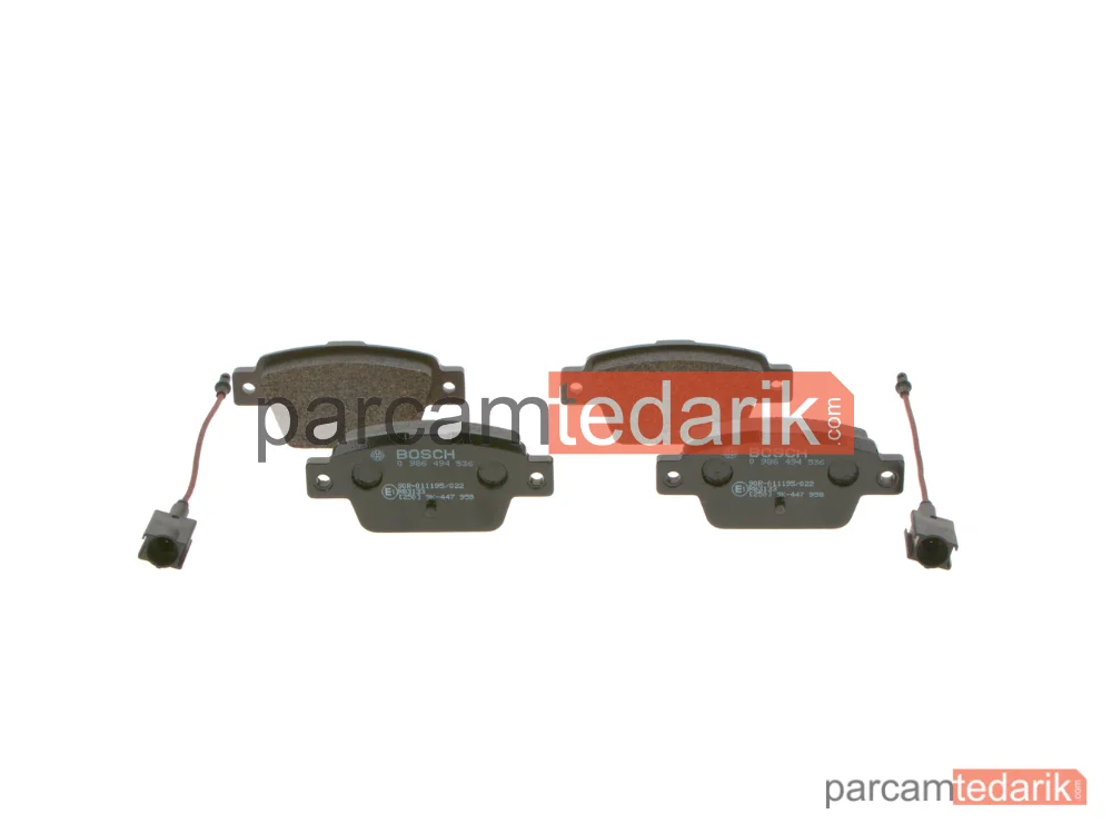 0986494536 | Fren Balatası (Arka) — Fiat Bravo II, Lancia Delta III