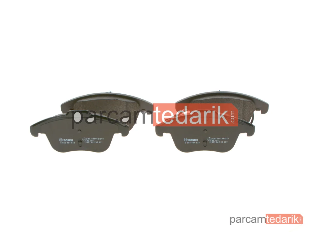BOSCH 0986494538 | Fren Balatası (Ön) — Audi A5, Audi A5 Cabrio, Audi A4 B8