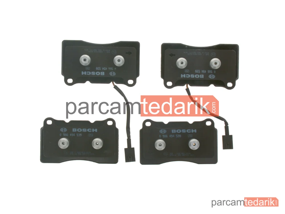 BOSCH 0986494539 | Fren Balatası (Ön) — Alfa Romeo Giulietta