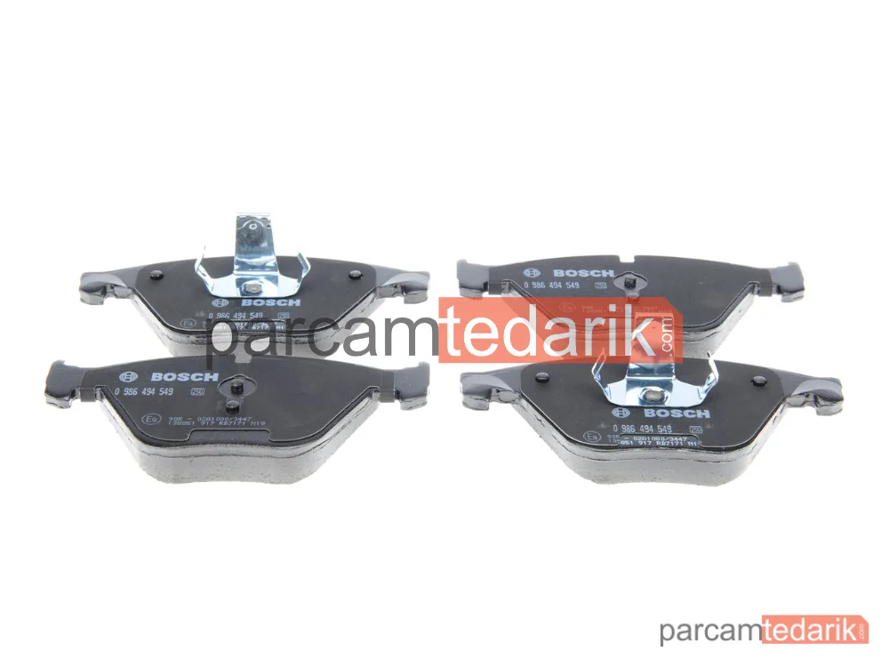 BOSCH 0986494549 | Fren Balatası (Ön) — BMW 5 Touring, BMW 5, BMW 6 Coupe