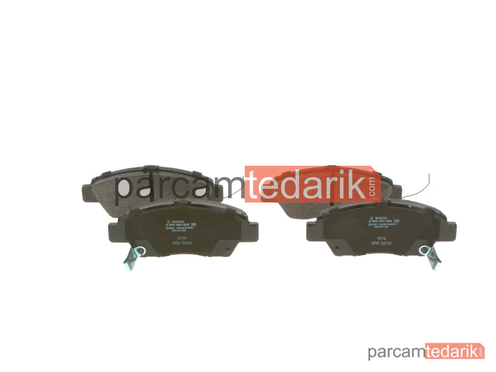BOSCH 0986494562 | Fren Balatası (Ön) — Honda Jazz III, Honda Cr-Z, Honda Insight