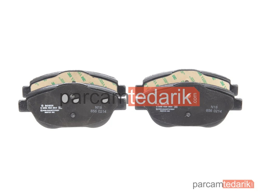 BOSCH 0986494564 | Fren Balatası — Opel Crossland X / Crossland, DS 3 / DS 3 Crossback, Opel Corsa F