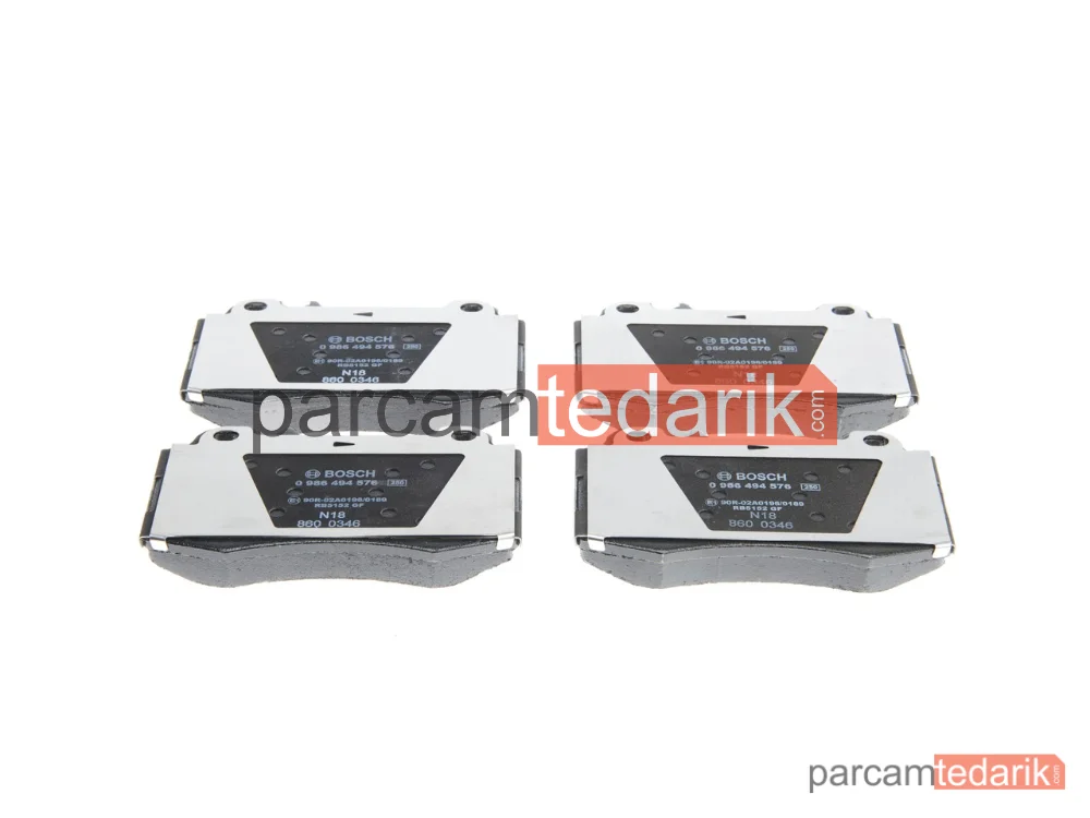 BOSCH 0986494576 | Fren Balatası — Mercedes-Benz S-Serisi, Mercedes-Benz C-Serisi