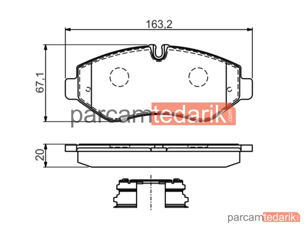BOSCH 0986494582 | Fren Balatası — Iveco Daily IV