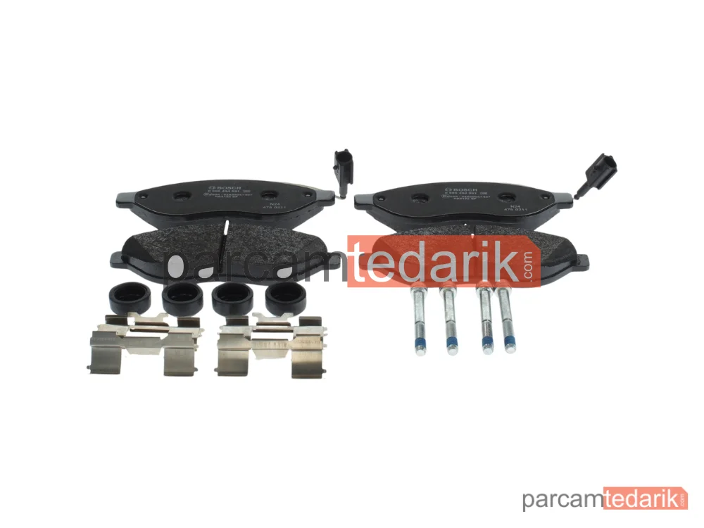 BOSCH 0986494591 | Fren Balatası (Ön) — Citroen Jumper III, Peugeot Boxer, Fiat Ducato