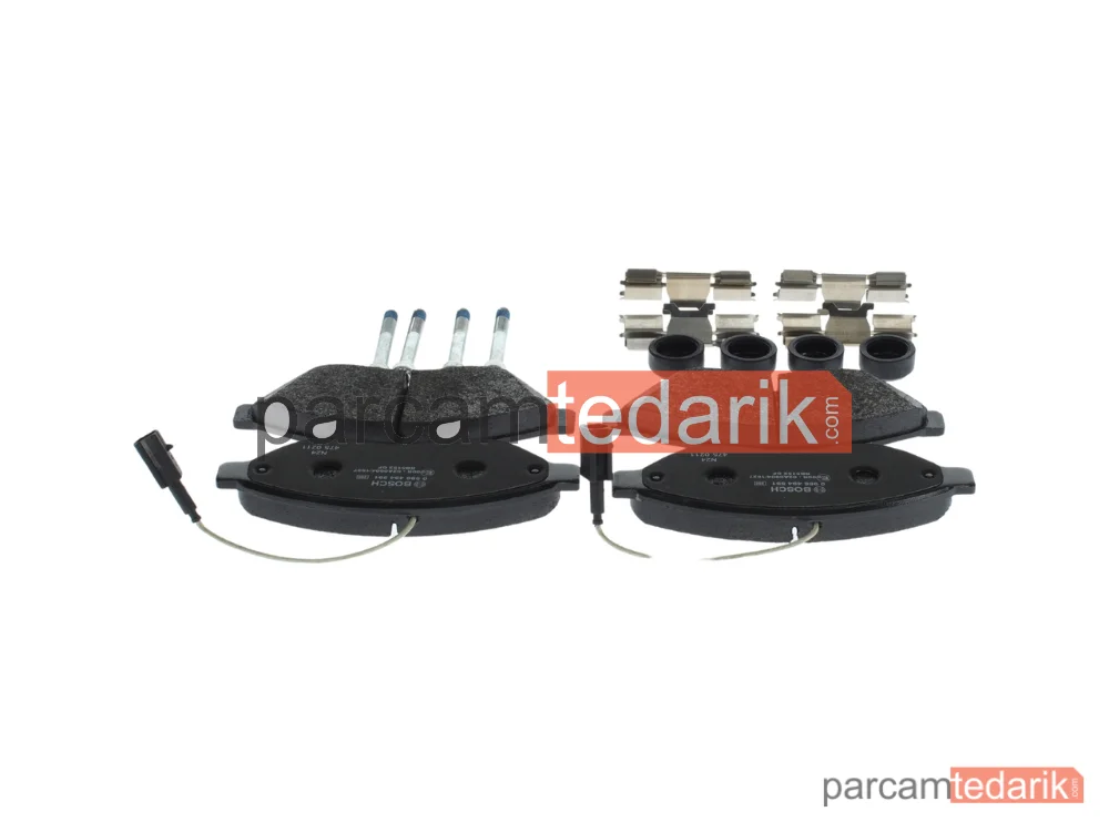BOSCH 0986494591 | Fren Balatası (Ön) — Citroen Jumper III, Peugeot Boxer, Fiat Ducato