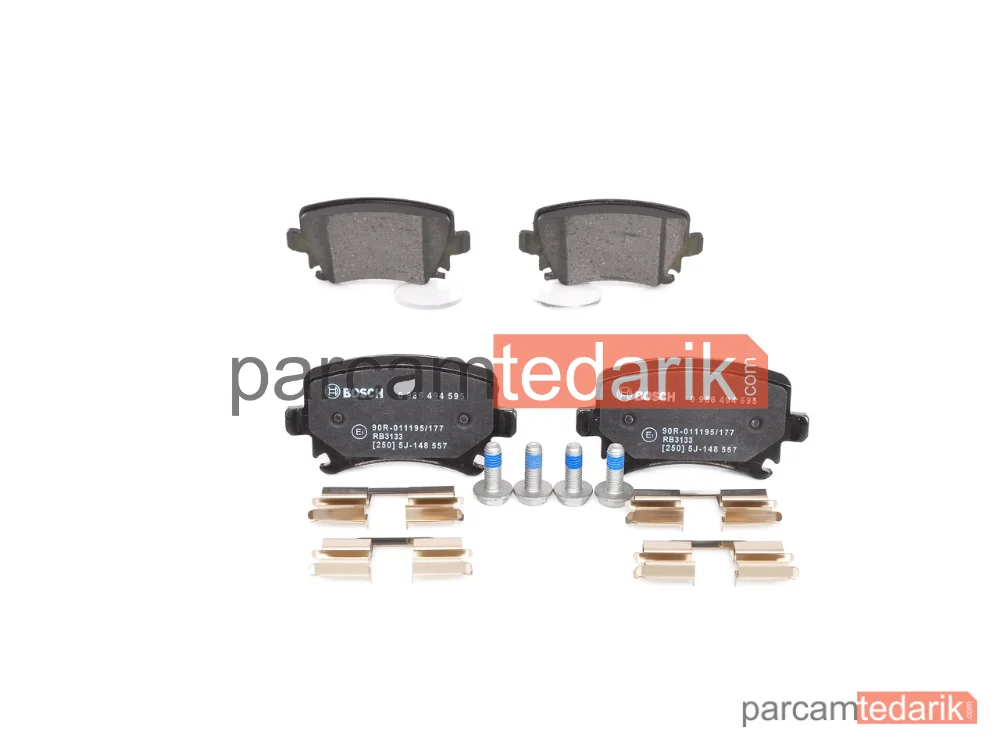 BOSCH 0986494595 | Fren Balatası (Arka) — Audi A4 B7, VW Jetta III, Seat Altea XL