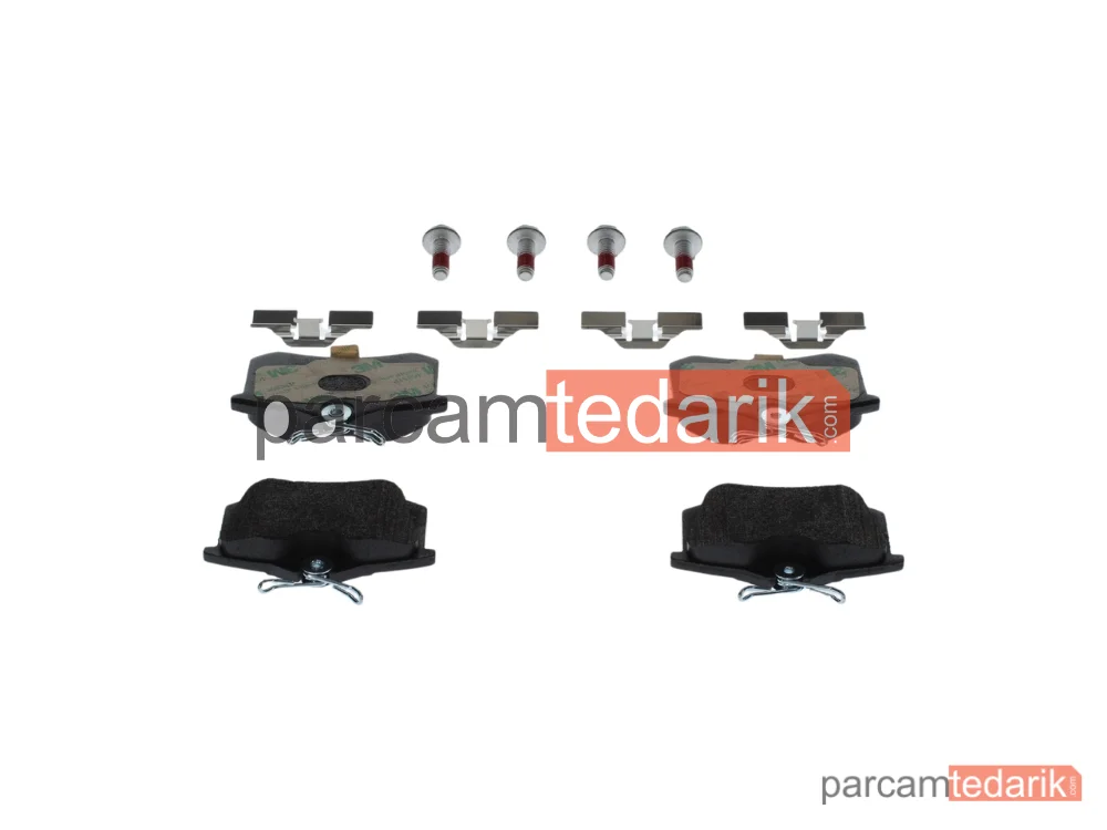 BOSCH 0986494596 | Fren Balatası (Arka) — Audi A4 B5, Audi A6 C5, Skoda Fabia I
