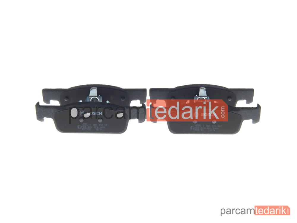 BOSCH 0986494661 | Fren Balatası (Ön) — Renault Clio III, Renault Modus / Grand Modus, Renault Kangoo Express