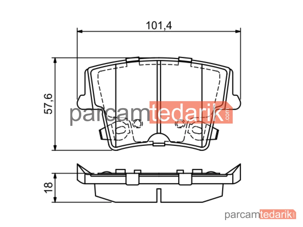 BOSCH 0986494678 | Fren Balatası (Arka) — Chrysler 300C Touring, Chrysler 300C, Lancia Thema
